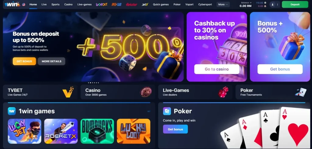 1WIN Online Casino Features
